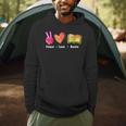 Peace Love Books Reader Librarian Library Book Men Hoodie Peace Love Books Reader Librarian Library Book Men Hoodie