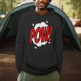 POW Comic Art Book Superhero Bubble Cartoon T-Shirt Men Hoodie POW Comic Art Book Superhero Bubble Cartoon T-Shirt Men Hoodie