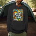 Psychedelic Book Fair For Avid Readers Bookaholic Librarian Men Hoodie
