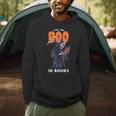 I Put The Boo In Books Halloween Librarian Men Hoodie