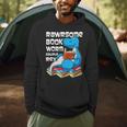 Rawrsome Bookworm Dinosaur T-Rex Book Reading Boys Men Hoodie Rawrsome Bookworm Dinosaur T-Rex Book Reading Boys Men Hoodie