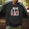 Read Book Club Piggie Elephant Pigeons Teacher Library For Men Women Kids Men Hoodie