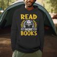 Read More Books Book Lovers Reading Men Hoodie Read More Books Book Lovers Reading Men Hoodie