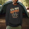 Read More Books Halloween Cute Ghost Boo Librarian Teacher For Men Women Kids Men Hoodie