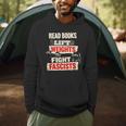 Read Books Lift Weights Fight Fascists Activist Men Hoodie
