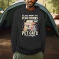 Read Books And Pet Cats Cat Lover Women Girls Kids Men Hoodie Read Books And Pet Cats Cat Lover Women Girls Kids Men Hoodie