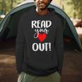 Read Your Heart Out Book Reading For Women & Men Men Hoodie