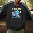 I Read Past My Bed Time Book Reading Anglerfish Librarian Men Hoodie I Read Past My Bed Time Book Reading Anglerfish Librarian Men Hoodie