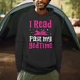 I Read Past My Bedtime Books Lover Bookworm Bookaholic Men Hoodie