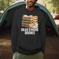 Read S'More Books Camping Themed Literacy Night Men Hoodie Read S'More Books Camping Themed Literacy Night Men Hoodie