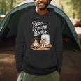 Read S'More Books Camping Outdoors Reading Campfire Smores Men Hoodie
