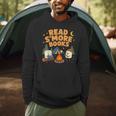 Read S'More Books Camping Outdoors Travel Campfire Smores Men Hoodie