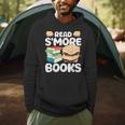 Read S'More Books Camping Reading Bookworm Book Lover Men Hoodie Read S'More Books Camping Reading Bookworm Book Lover Men Hoodie