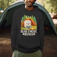 Read S'More Books Pun Camping Nature Lover Men Hoodie