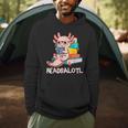 Readalotl a Kawaii Axolotl Reading a Book As Readsalotl Men Hoodie Readalotl a Kawaii Axolotl Reading a Book As Readsalotl Men Hoodie