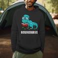 Readasaurus Reading Dinosaur Bookworm Book Reader Meme Men Hoodie Readasaurus Reading Dinosaur Bookworm Book Reader Meme Men Hoodie