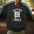 Reader Librarian Library This Is How I Roll Book Cart Meme Men Hoodie
