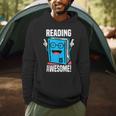 Reading Is Awesome Book Nerd Librarian Men Hoodie