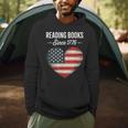 Reading Books Since 1776 American Reading Pride Men Hoodie