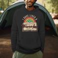 Reading Books Read Library Nerd Geek Literature Bookworm Men Hoodie