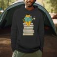 Reading Cat Book & Tea Lover Men Hoodie Reading Cat Book & Tea Lover Men Hoodie