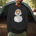 Reading Is My Favorite Sport Beagle Book Lover Men Hoodie