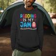 Reading Is My Jam I Love To Read Books Boy Girl Men Hoodie Reading Is My Jam I Love To Read Books Boy Girl Men Hoodie