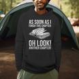 Reading Just One More Chapter Book Lover Men Hoodie Reading Just One More Chapter Book Lover Men Hoodie