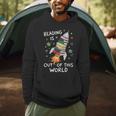 Reading Is Out Of This World Book Rocket Space Teacher Men Hoodie Reading Is Out Of This World Book Rocket Space Teacher Men Hoodie