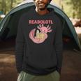 Readolotl An Axolotl That Read Many Books Axolotl Men Hoodie