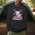 Readsalotl Axolotl Kawaii Anime Book Lover Reading Men Hoodie Readsalotl Axolotl Kawaii Anime Book Lover Reading Men Hoodie