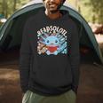 Readsolotl Axolotl Axolotl Lover Kawaii Reading Book Men Hoodie