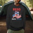 Red And Booked 4th Of July Patriotic Book Lover Art Men Hoodie Red And Booked 4th Of July Patriotic Book Lover Art Men Hoodie