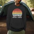 Retro Book Vibes Rainbow For Reading Lovers Vintage Men Hoodie Retro Book Vibes Rainbow For Reading Lovers Vintage Men Hoodie
