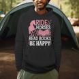 Ride Horses Read Books Be Happy Men Hoodie