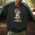 Spanish Reading Book Lover Sloth Maestra Leer Es Poder Men Hoodie