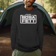 Star Wars The Book Of Boba Fett Logo V-3 Men Hoodie