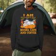 I Am Thankful For Books Cats And Coffee Thanksgiving Men Hoodie I Am Thankful For Books Cats And Coffee Thanksgiving Men Hoodie