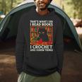 That's What I DO I Read Books Crochet Cat Men Hoodie