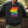 Threadless Grey Sky Chai Rainbow Book Pride Stack Graphic Men Hoodie Threadless Grey Sky Chai Rainbow Book Pride Stack Graphic Men Hoodie