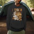 History Month I Teach Melanin Book Black Teacher Men Hoodie