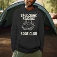True Crime Readers Book Club Coffee Lovers Men Hoodie
