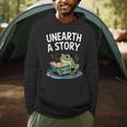 Unearth a Story Frog Reading a Book Summer 2026 Men Hoodie Unearth a Story Frog Reading a Book Summer 2026 Men Hoodie