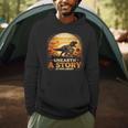 Unearth Story Summer Reading 2026 Dinosaurs Library Reading Men Hoodie Unearth Story Summer Reading 2026 Dinosaurs Library Reading Men Hoodie