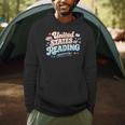 United States Of Reading Patriotic Book Lover Men Hoodie