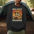 Vintage Cheetah Reading Book Wild About Reading Shirts Boys Men Hoodie Vintage Cheetah Reading Book Wild About Reading Shirts Boys Men Hoodie
