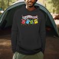 Vintage Let's All Go To The Library Meme Book Reading Men Hoodie