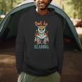 Vintage Owl Be Reading Funny Owl Read Books Tee Book Lover Men Hoodie