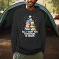 All I Want For Christmas Is Books Xmas Book Reader Reading Men Hoodie