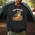 Wild Reader Cool Jaguar With Sunglasses Reading Book Kids Men Hoodie